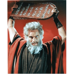 Ten Commandments Charlton Heston Photo